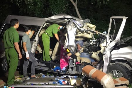 Nguyên nhân ban đầu vụ tai nạn thảm khốc 8 người chết ở Bình Thuận