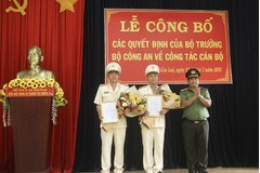 Bộ Công an bổ nhiệm 2 Phó Giám đốc Công an tỉnh Gia Lai