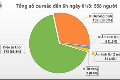 Thêm 12 ca mắc Covid-19 ở Đà Nẵng, Việt Nam có 558 ca bệnh