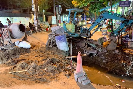 Hà Nội: Đơn vị thi công hệ thống thoát nước ẩu gây bức xúc cho người dân