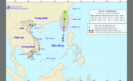 Bão số 3 giật cấp 10 vừa hình thành trên biển Đông, mỗi giờ đi được 20-25km