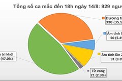 Ghi nhận 18 ca mắc mới Covid-19, trong đó 15 ca ở Đà Nẵng, Việt Nam có 929 bệnh nhân