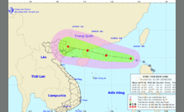 Áp thấp nhiệt đới mạnh lên thành bão, mỗi giờ đi được khoảng 20km