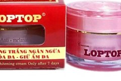 Đình chỉ lưu hành, thu hồi kem dưỡng trắng da Loptop vì chứa chất cấm