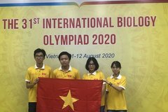 4 học sinh Việt Nam đoạt giải tại Olympic Sinh học quốc tế năm 2020