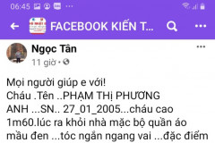 Thiếu nữ 15 tuổi ở Hải Phòng 'mất tích' bí ẩn