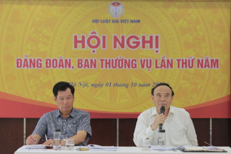 Hội nghị Đảng đoàn, Ban Thường vụ lần thứ 5 hội Luật gia Việt Nam