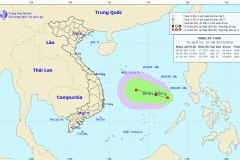 Miền Trung mưa chưa dứt, áp thấp mới đã xuất hiện trên Biển Đông