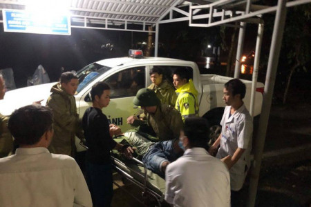 5 công nhân ở thủy điện Rào Trăng 4 đã được đưa đến bệnh viện cấp cứu