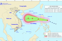 Thông tin siêu bão cấp 17 đổ bộ vào miền Trung là tin giả