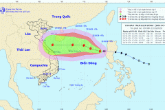 Bão số 8 liên tục tăng cấp, gió có thể giật cấp 14