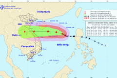 Bão số 8 giật cấp 14 đang tiến vào các tỉnh miền Trung