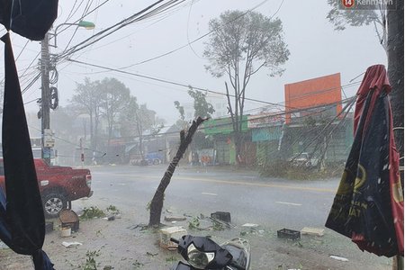 Quảng Ngãi: Đã có 2 người chết do ảnh hưởng của bão số 9