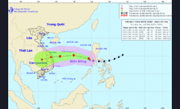 Bão Goni cách quần đảo Hoàng Sa 820km, gió giật cấp 12