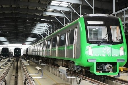 Tháng 12 sẽ vận hành thử đường sắt Cát Linh - Hà Đông trong vòng 20 ngày