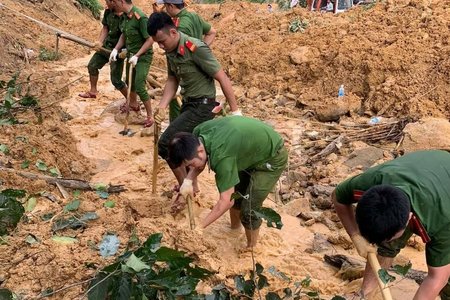 Quảng Nam: Tìm thấy thi thể nạn nhân mất tích trong vụ sạt lở ở Bắc Trà My