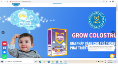 Hình ảnh sữa non Grow Colostrum thổi phồng công dụng như thuốc chữa bệnh tràn lan trên Internet