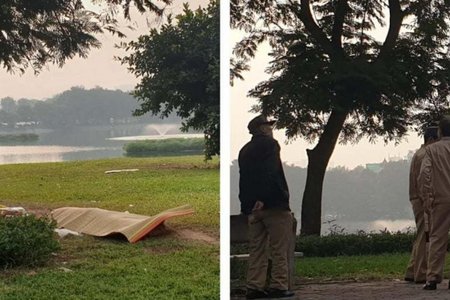 Hà Nội: Phát hiện thi thể người đàn ông ở bãi cỏ ven hồ