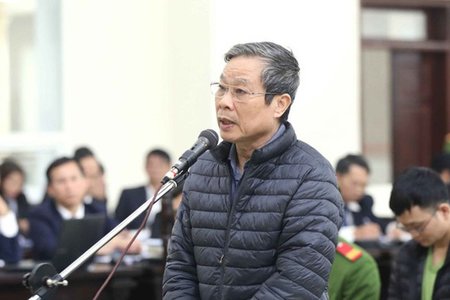 Cựu Bộ trưởng Nguyễn Bắc Son kháng cáo xin giảm nhẹ hình phạt