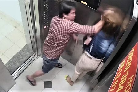 Lời khai của người đàn ông túm tóc, đánh dã man phụ nữ trong thang máy