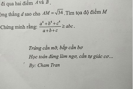 Giáo viên toán bắt trend 'trứng rán bắp bơ', học sinh 'đứng hình' vì lời nhắn dễ thương