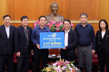 Bảo Việt ủng hộ 3 tỷ đồng cho Quỹ Phòng chống dịch Covid-19  của Ủy ban Trung ương Mặt trận Tổ quốc Việt Nam
