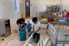 Lập bệnh viện dã chiến thần tốc tại Điện Biên