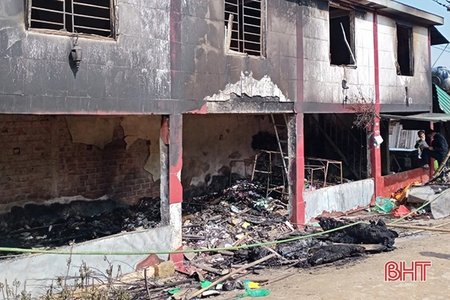 Hà Tĩnh: Cháy nhà sáng mùng 1 Tết, bé trai 10 tuổi tử vong