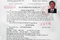 Truy nã ông Lưu Bách Thảo, nguyên tổng giám đốc Công ty cổ phần Việt An