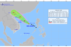 Áp thấp trên biển Đông có khả năng mạnh lên thành áp thấp nhiệt đới