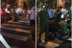 Khống chế nam thanh niên đập phá cây ATM trong đêm ở Hà Nội