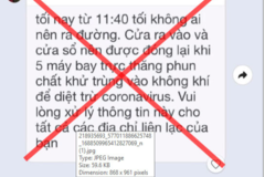 Thông tin '5 máy bay trực thăng phun khử khuẩn' tại TP.HCM là sai sự thật