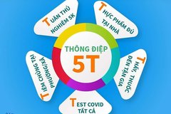 Bộ Y tế phát đi 'Thông điệp 5T' chống dịch giai đoạn mới