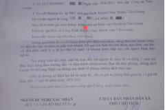 Cấp giấy đi đường với lý do tới bệnh viện 'khám thai' cho cụ ông 85 tuổi