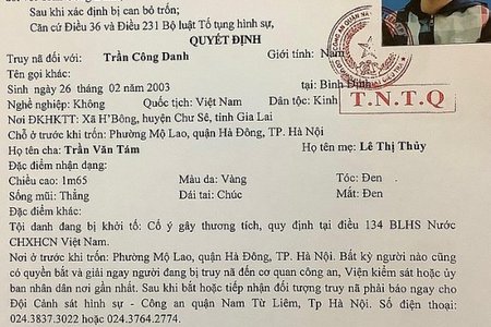 Truy nã đối tượng dùng tuýp sắt gắn dao chém người ở Hà Nội