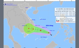 Áp thấp nhiệt đới có khả năng mạnh lên thành bão trong 24h tới