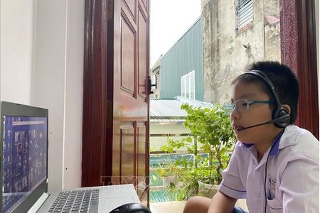 Toàn bộ học sinh thành phố Hải Dương chuyển sang học trực tuyến do có ca mắc COVID-19