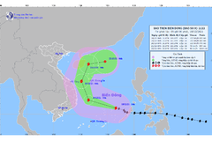 Bão số 9 cách đảo Song Tử Tây 250km, gió giật cấp 17