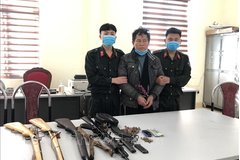 Bắt giữ đối tượng truy nã đặc biệt nguy hiểm, thu nhiều súng đạn