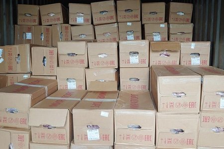 Phát hiện xe tải vận chuyển 16 tấn thịt heo không rõ nguồn gốc ở An Giang