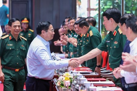 Thủ tướng Phạm Minh Chính dự Hội nghị Quân chính toàn quân