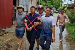 Bắc Giang: Bắt nghi phạm chém một phụ nữ đang đi đường