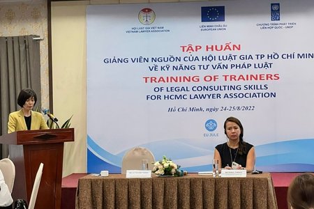 Nâng cao kỹ năng cho tư vấn viên nòng cốt của Hội Luật gia TP.Hồ Chí Minh