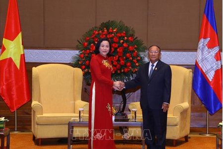 Việt Nam - Campuchia thúc đẩy tình đoàn kết, tương trợ, ủng hộ lẫn nhau