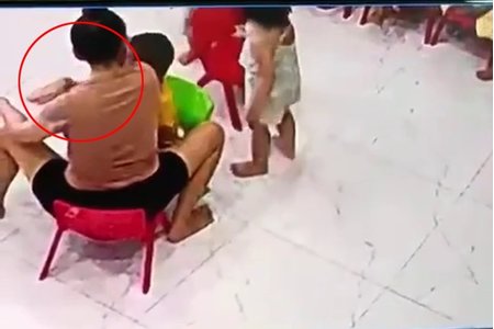 Quảng Nam: Xử phạt cô giáo hất cùi chỏ vào mặt bé trai 3 tuổi