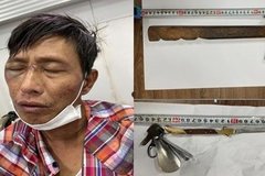 Bắt đối tượng nhiễm HIV đâm người bị thương, cầm rìu chống trả công an