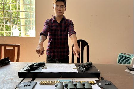 Tây Ninh: Tạm giữ hình sự nam thanh niên mua bán vũ khí quân dụng