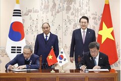 Tuyên bố chung Việt Nam - Hàn Quốc về quan hệ đối tác chiến lược toàn diện