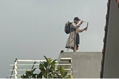 Bắt đối tượng nghi ngáo đá, tự đốt nhà mình ở Hải Phòng