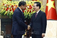Chủ tịch nước tiếp Phó Thủ tướng, Bộ trưởng Ngoại giao và Hợp tác quốc tế Campuchia
